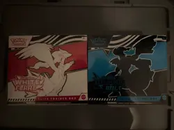 Pokemon Black Bolt and White Flare Elite Trainer Box ETB Set of 2 IN HAND - Image 1