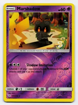Marshadow [103/236] SM: Cosmic Eclipse Reverse Holo [Pokemon Card English] - Image 1