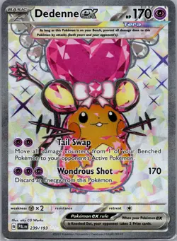 Dedenne Ex 239/193 Ultra Rare | Pokemon TCG: Paldea Evolved | Near Mint - Image 1