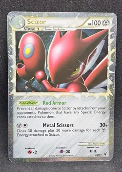 Pokemon TCG Scizor Prime 84/90 Undaunted Holo Rare EXC/LP Condition - Image 1