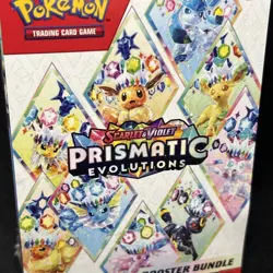 Pokemon Scarlet and Violet Prismatic Evolutions Booster Bundle New Sealed - Image 2