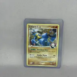 Pokemon - Platinum Rising Rivals - Lucario GL 8/111 Holo Rare - NM - Image 1