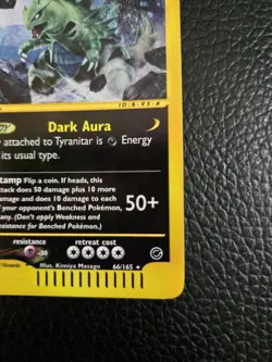Tyranitar 66/165 - 2002 Pokemon Expedition Rare Reverse Holo, LP - Image 4
