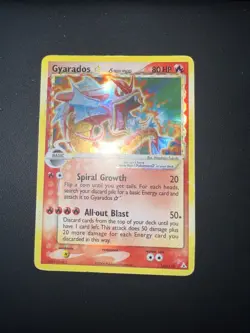 2006 Pokemon EX Holon Phantoms Gyarados GOLD STAR Holo Foil 102/110 Rare - Image 1