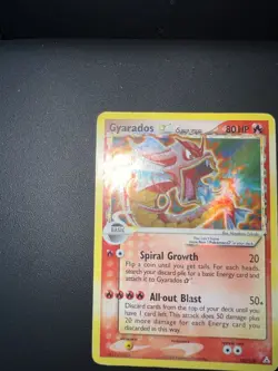 2006 Pokemon EX Holon Phantoms Gyarados GOLD STAR Holo Foil 102/110 Rare - Image 4
