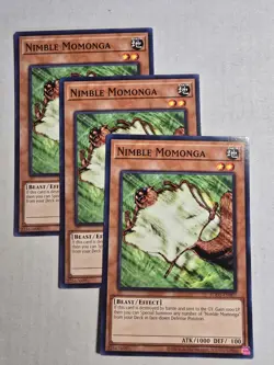 3x Nimble Momonga EGO1-EN007 Egyptian God Deck: Obelisk the Tormentor x3 - Image 1