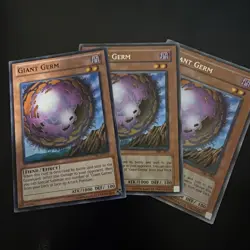 Playset: 3x Giant Germ SRL-085 (Rare, Unlimited, Played / NM) Yugioh LCYW Common - Image 1