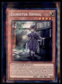 Yu-Gi-Oh Exosister Sophia 1st Ed Secret Rare MP23-EN255 - Image 1