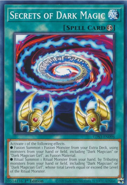 Secrets of Dark Magic - LED6-EN004 - VLP - Rare - 1st ed - Yugioh - Image 1