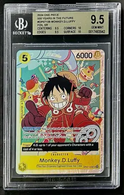 BGS 9.5 One Piece OP07-109 SR Monkey.D.Luffy - English - 500 Years in the Future - Image 1