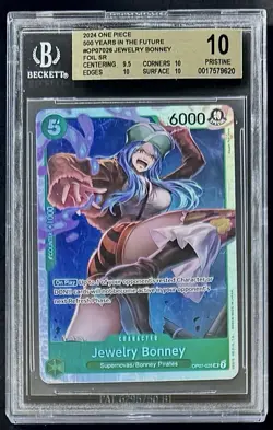 BGS 10 One Piece OP07-026 SR Jewelry Bonney - English - 500 Years in the Future - Image 1