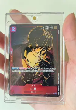One Piece TCG Card Game Chinese Sanji OP01-013 TR Alternate Art Exlusive NM - Image 1