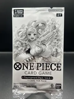 One Piece Tournament Pack Vol. 6 TCG Card Game Promo Sealed OVP TP6 - Image 1