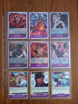 Collezione Completa One Piece Op01 Tutte C/u/r/Sr No Alternative Full Op01 Set - Image 2
