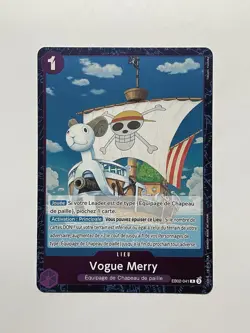 CARD ONE PIECE TCG - Vogue Merry Rare EB02 Foil Art Mint FR - Image 1