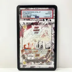 ONE PIECE CCG EXTENDED ART ACRYLIC ALLOY CASE CARD GUM-GUM RED HAWK OP11-114 R - Image 1
