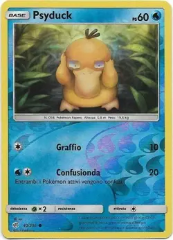 Psyduck 40/236 Reverse Holo Cosmic Eclipse Pokemon Card NM - Image 1