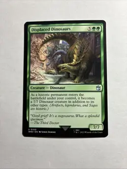 Displaced Dinosaurs - Universes Beyond: Doctor Who MTG Plus Bonus Card!!! - Image 1