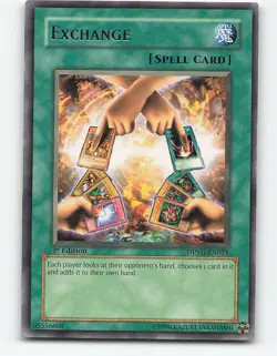 Exchange #DPYG-EN021 Rare 1st Edition Yugioh Card - Image 1