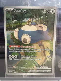 Pokemon TCG Snorlax 051 SV Scarlet & Violet 151 Promo Card Sealed - Image 1