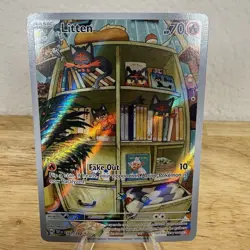 Litten 167/162 MINT - SV05 Temporal Forces Holo Pokemon Pokemon TCG Card Rare - Image 1