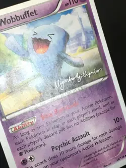 Pokemon TCG Wobbuffet Signature Card 36/119 2015 World Championships MP - Image 2