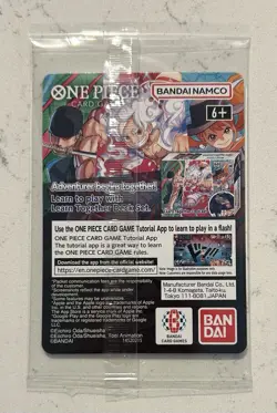 One Piece Monkey.D.Luffy [College Basketball US Voyage] P-055 Promo Card SEALED - Image 3