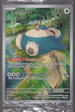 Sealed Snorlax 051 Sv: Scarlet & Violet Promo Cards Holo - Image 1