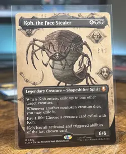 MTG Koh, the Face Stealer Borderless Non-Foil NM Avatar The Last Airbender 322 - Image 1