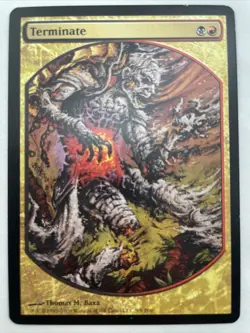 Terminate x1 MTG Textless Promo Player Rewards 1x Magic Excellent Light Play - Image 1