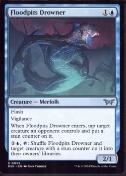 Floodpits Drowner - Duskmourn DSK - Magic MTG NM - Image 1