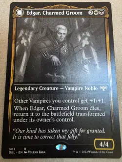 Edgar, Charmed Groom / Edgar Markov's Coffin - Innistrad: Double Feature - Mtg - Image 1