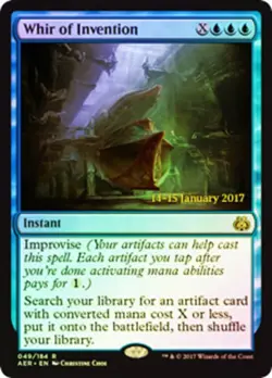 [1x] Whir of Invention - Foil - Prerelease Promo Near Mint, English Aether Revol - Image 1