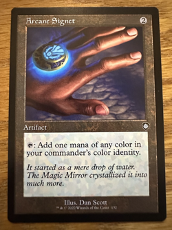 MTG The Brothers' War Commander, Arcane Signet - Image 1