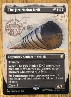 MTG Avatar: The Last Airbender, The Fire Nation Drill - Borderless - Image 1