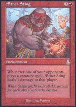 Aether Sting - Urza's Destiny MTG LP - Image 1