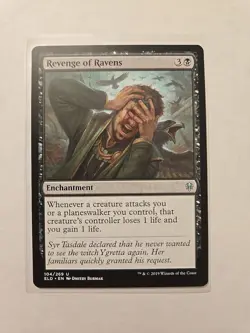 Revenge of Ravens - Throne of Eldraine - LP - Uncommon - Enchantment - Image 1