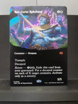 Rot-Curse Rakshasa (Borderless) Tarkir: Dragonstorm Regular - Image 1