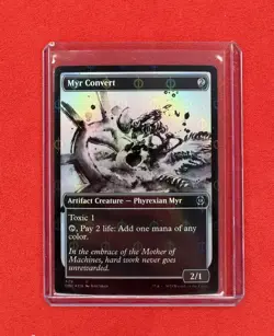 1x Myr Convert (479) | FOIL Showcase | Phyrexia: All Will Be One | MTG Magic - Image 1