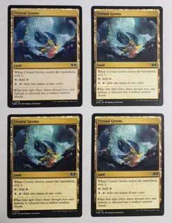 X 4 Crystal Grotto Wilds of Eldraine NM MTG Magic The Gathering - Image 1