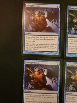 4x Thought Scour Duel Decks: Jace vs Vraska Dark Ascension MTG Magic Playset X4 - Image 2