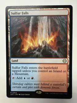 Sulfur Falls NM MTG The Lost Caverns of Ixalan LCI LCC Magic - Image 1