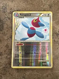 2010 Pokemon TCG HGSS Triumphant Porygon-Z Reverse Holo Rare 7/102 LP - Image 1