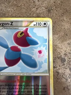 2010 Pokemon TCG HGSS Triumphant Porygon-Z Reverse Holo Rare 7/102 LP - Image 4