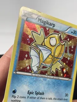 Pokemon Golden Shiny Magikarp XY143 Black Star Promo Holo - Image 5