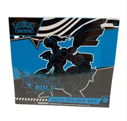 Pokemon TCG Scarlet & Violet 10.5 Black Bolt Elite Trainer Box Sealed - Image 1
