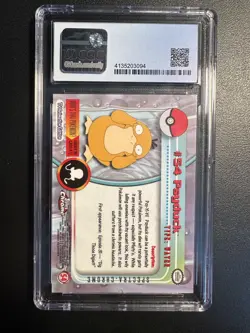 2000 Pokemon Topps Spectra Chrome Psyduck CGC 8.5 - Image 2