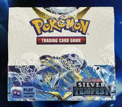 Pokemon 2021 Sword & Shield Silver Tempest Booster Box TCG Sealed Nm Mint - Image 1