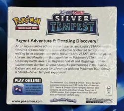 Pokemon 2021 Sword & Shield Silver Tempest Booster Box TCG Sealed Nm Mint - Image 3
