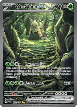 Wo-Chien ex 257/193 Special Illustration Rare Paldea Evolved Pokemon NM/M - Image 4
